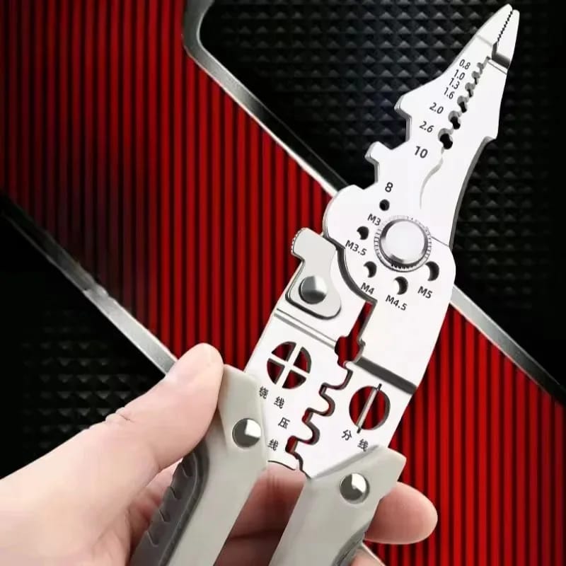 Pinza Multi-funcional Profesional para Electricistas. Herramienta especializada